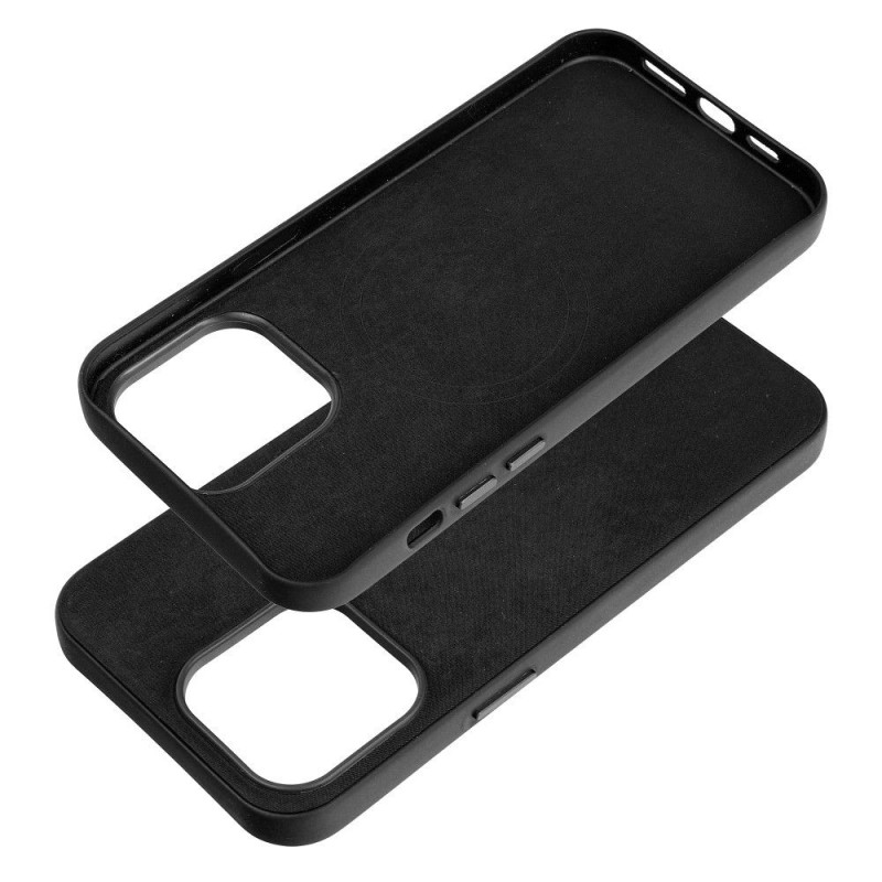 Θήκη Woven Mag Cover With Magsafe Apple iPhone 14 Pro Max (6.7") Black