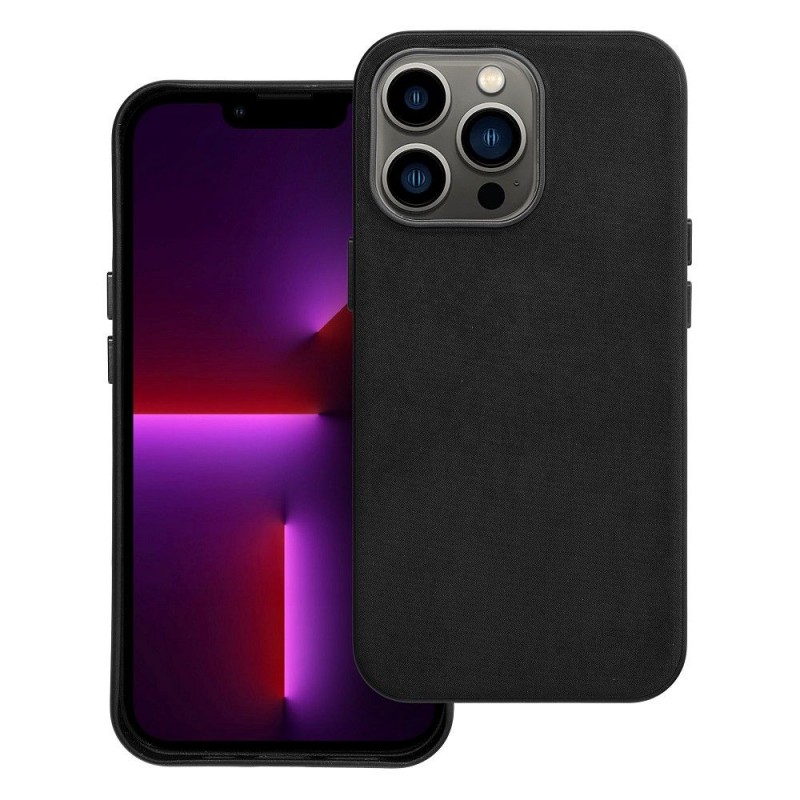 Θήκη Woven Mag Cover with Magsafe Apple iPhone 13 Pro (6.1") Black