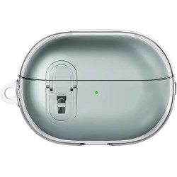 Θήκη Huawei Freebuds Pro 3 / 4 Silicone Skin with Carabiner Clear
