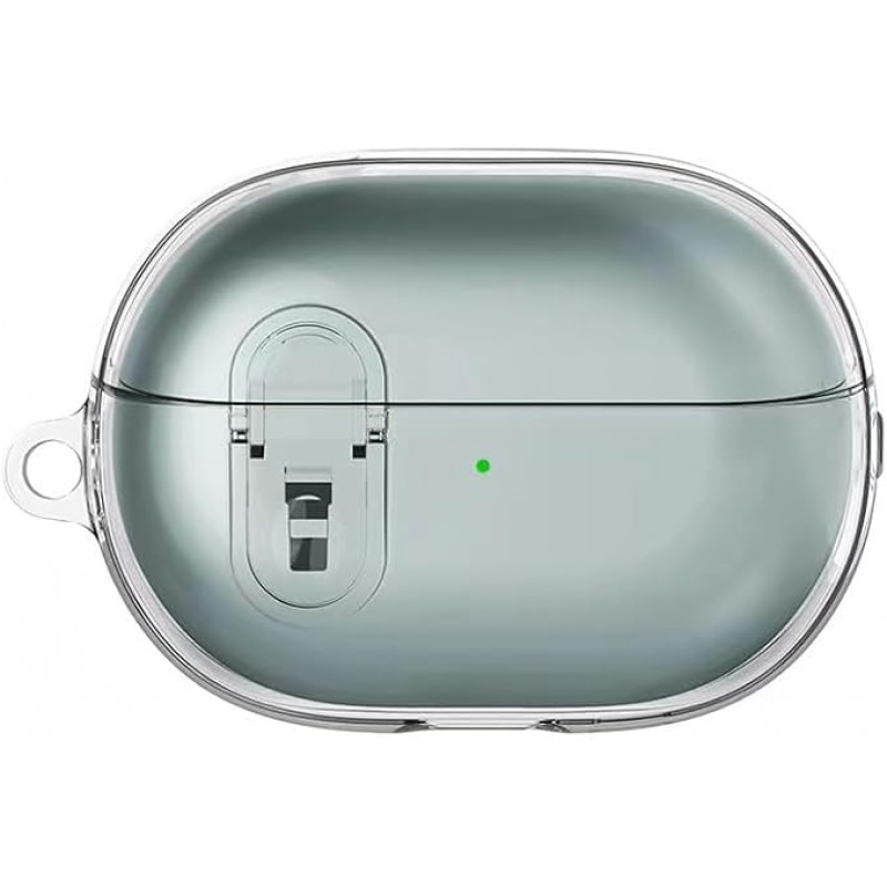 Θήκη Huawei Freebuds Pro 3 / 4 Silicone Skin with Carabiner Clear