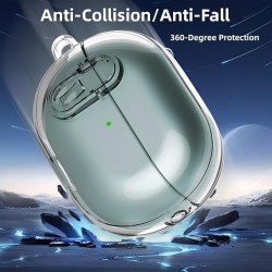 Θήκη Huawei Freebuds Pro 3 / 4 Silicone Skin with Carabiner Clear