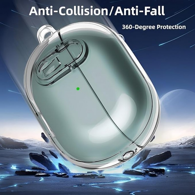 Θήκη Huawei Freebuds Pro 3 / 4 Silicone Skin with Carabiner Clear