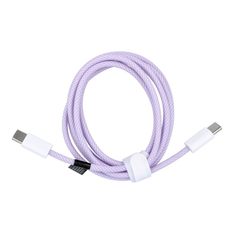 Καλώδιο Type C to Type C 60W 1,5m Purple
