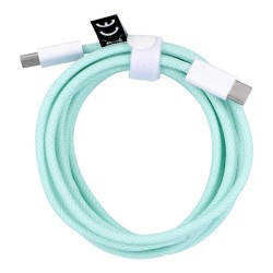 Καλώδιο Type C to Type C 60W 2m Green