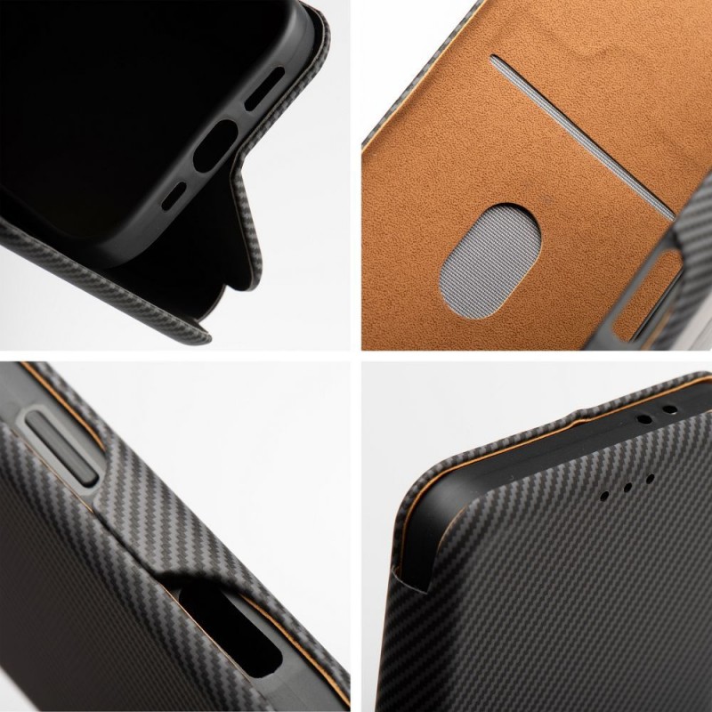 Θήκη Folio Side Magnet Book Case Compatible With S-Pen For Samsung S24 Ultra S928 Grey