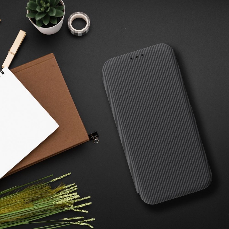 Θήκη Folio Side Magnet Book Case Compatible With S-Pen For Samsung S24 Ultra S928 Grey
