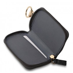 Πορτοφόλι Μπρελόκ Guess PU 4G Script Logo Key Pouch Black
