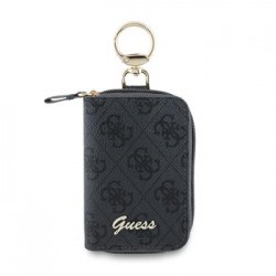 Πορτοφόλι Μπρελόκ Guess PU 4G Script Logo Key Pouch Black
