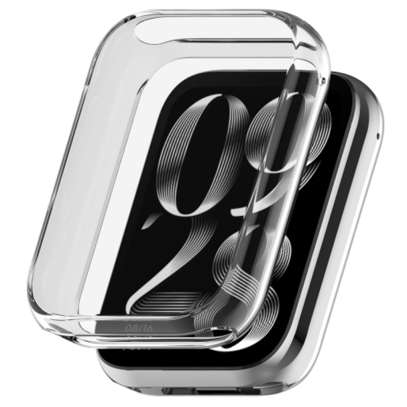 Θήκη Electroplated TPU Full Screen Cover Xiaomi Band 9 Pro Clear