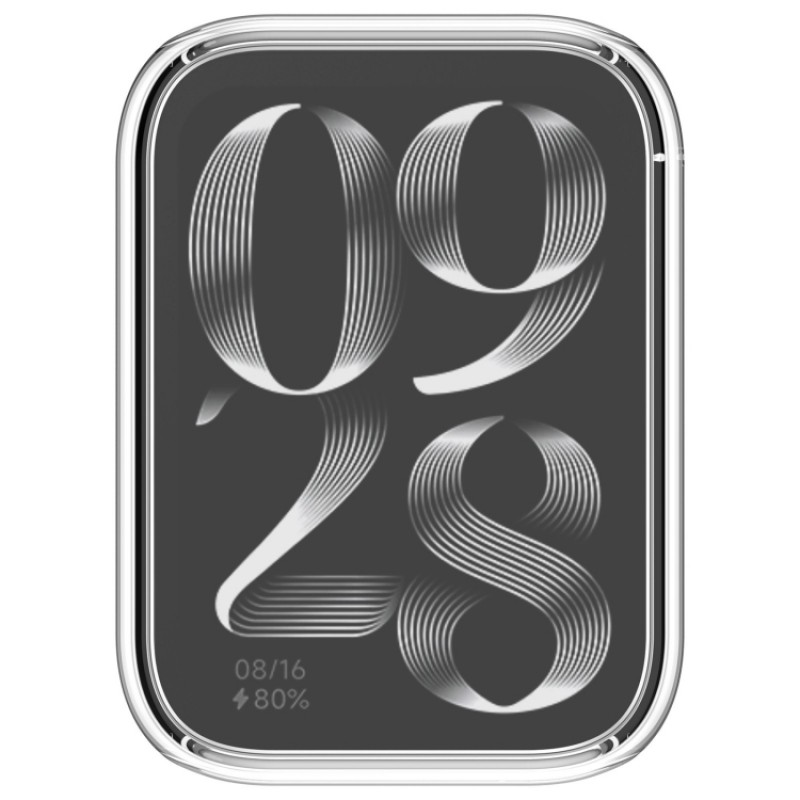 Θήκη Electroplated TPU Full Screen Cover Xiaomi Band 9 Pro Clear