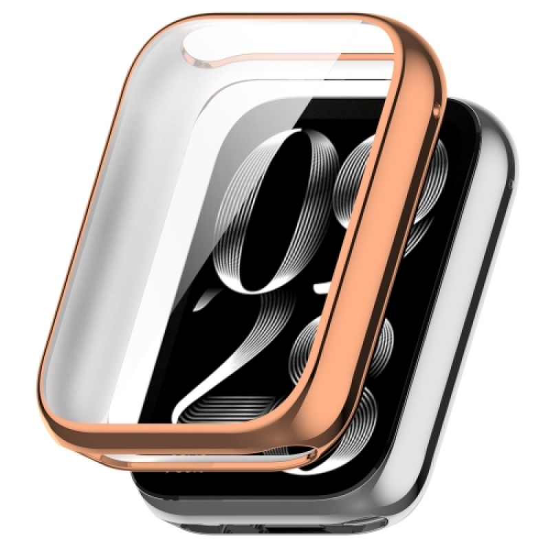 Θήκη Electroplated TPU Full Screen Cover Xiaomi Band 9 Pro Rose