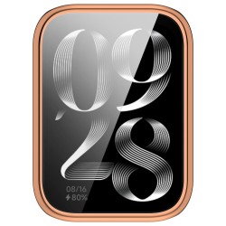 Θήκη Electroplated TPU Full Screen Cover Xiaomi Band 9 Pro Rose