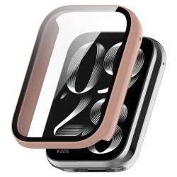 Θήκη PC Full Glass Screen Protector Xiaomi Band 9 Pro Pink Θήκη PC Full Glass Screen Protector Xiaomi Band 9 Pro Pink