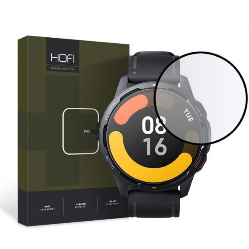 Γυαλί Προστασίας Hofi Xiaomi Watch S1 Active (47mm) Tempered Glass Pro+ 9H AntiCrash / AntiShock Black