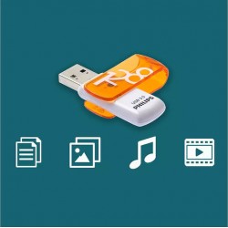 Philips Vivid 128GB USB 3.0 Stick Orange (FM12FD00B/00)