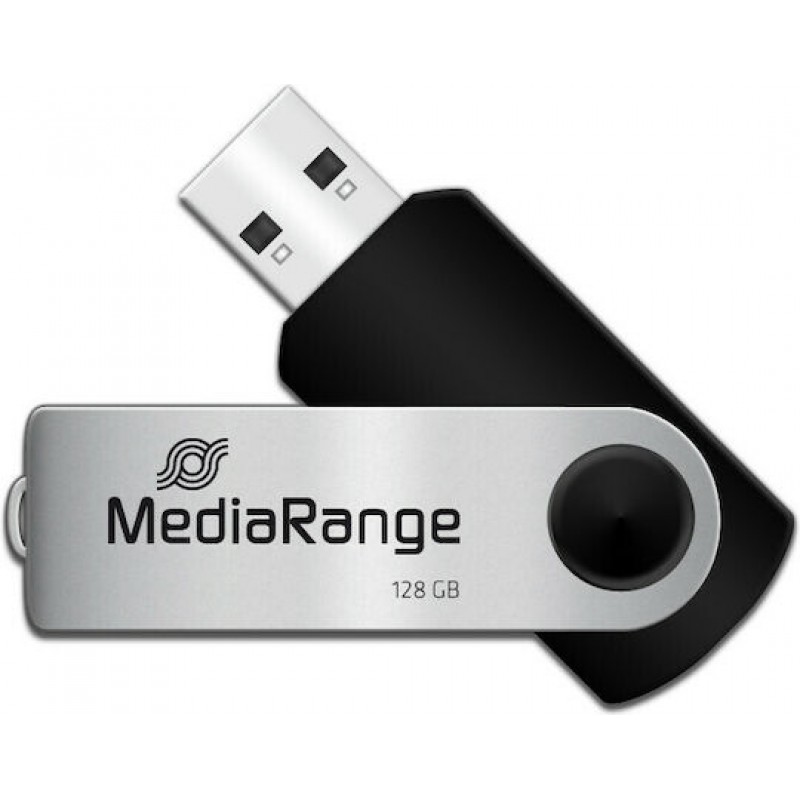  MediaRange USB 2.0 Flash Drive 128GB Black (MR913)