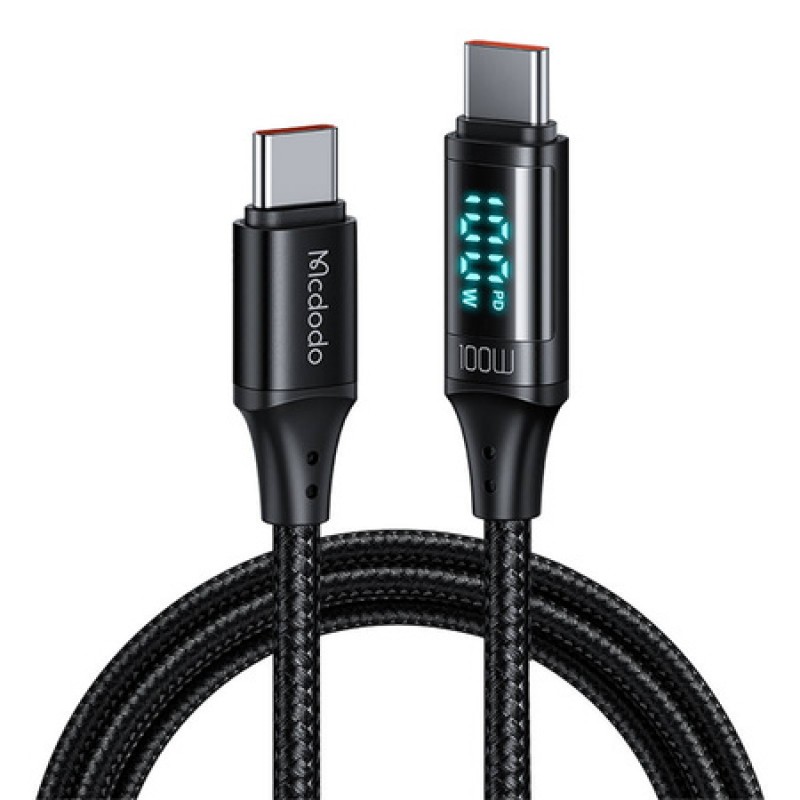 Καλώδιο Mcdodo CA-1100 USB-C to USB-C 100W 1.2m Black