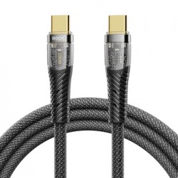 Καλώδιο Rock Z21 Type-C to Type-C 6A 100W 1.2m Black