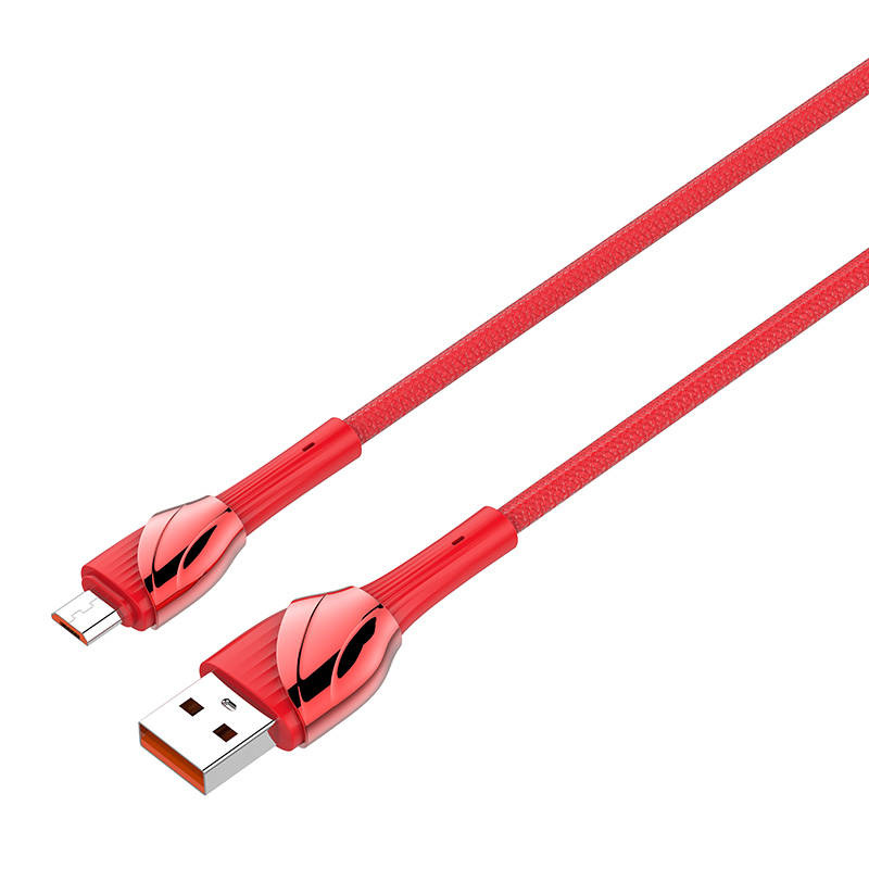 Καλώδιo Data Ldnio USB to Micro USB LS662 Cable 2m 30w Red