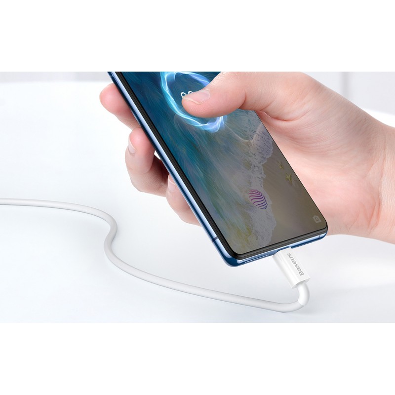 Καλώδιο Data Baseus CAMYS-A02 Cafule Series USB  to MicroUSB 2m 2A White