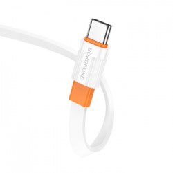 Καλώδιο Data Borofone BX89 USB to Type C - 3A 1m White-Orange
