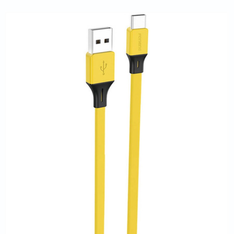 Καλώδιο Data Foneng X96 USB to Type-C 2.4A 1m Yellow