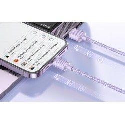 Καλώδιο Mcdodo Braided CA-3642 USB to Lightning 1.2m Puprle Καλώδιο Mcdodo Braided CA-3642 USB to Lightning 1.2m Puprle