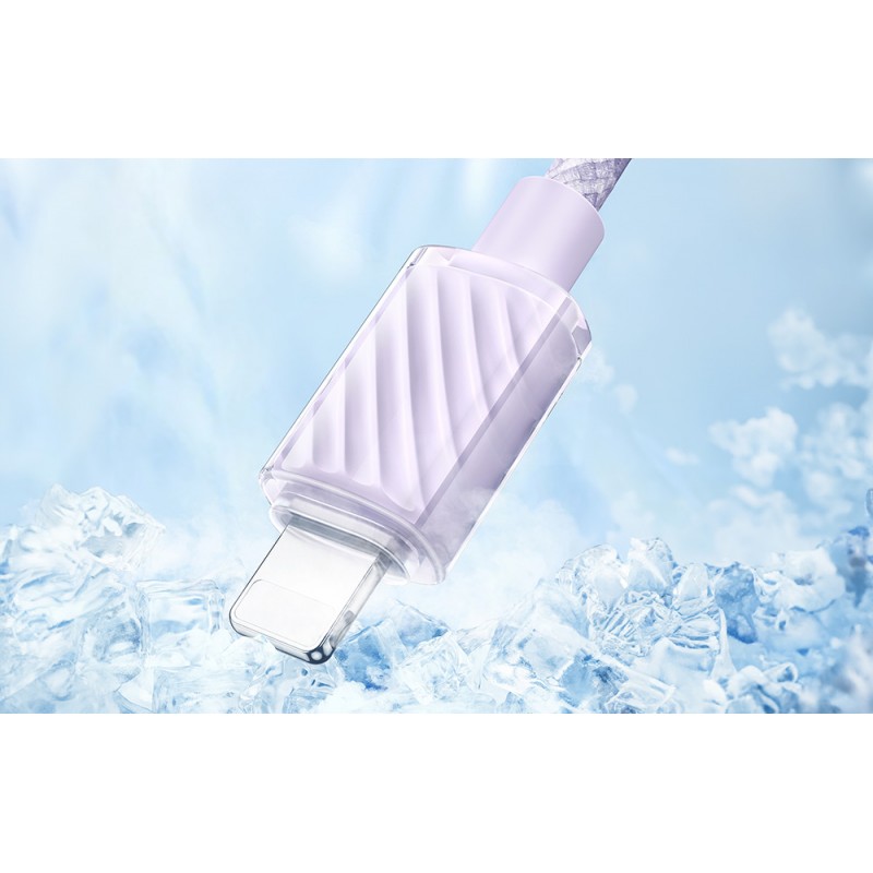Καλώδιο Mcdodo Braided CA-3642 USB to Lightning 1.2m Puprle Καλώδιο Mcdodo Braided CA-3642 USB to Lightning 1.2m Puprle