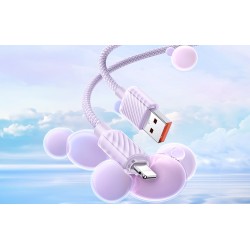 Καλώδιο Mcdodo Braided CA-3642 USB to Lightning 1.2m Puprle Καλώδιο Mcdodo Braided CA-3642 USB to Lightning 1.2m Puprle