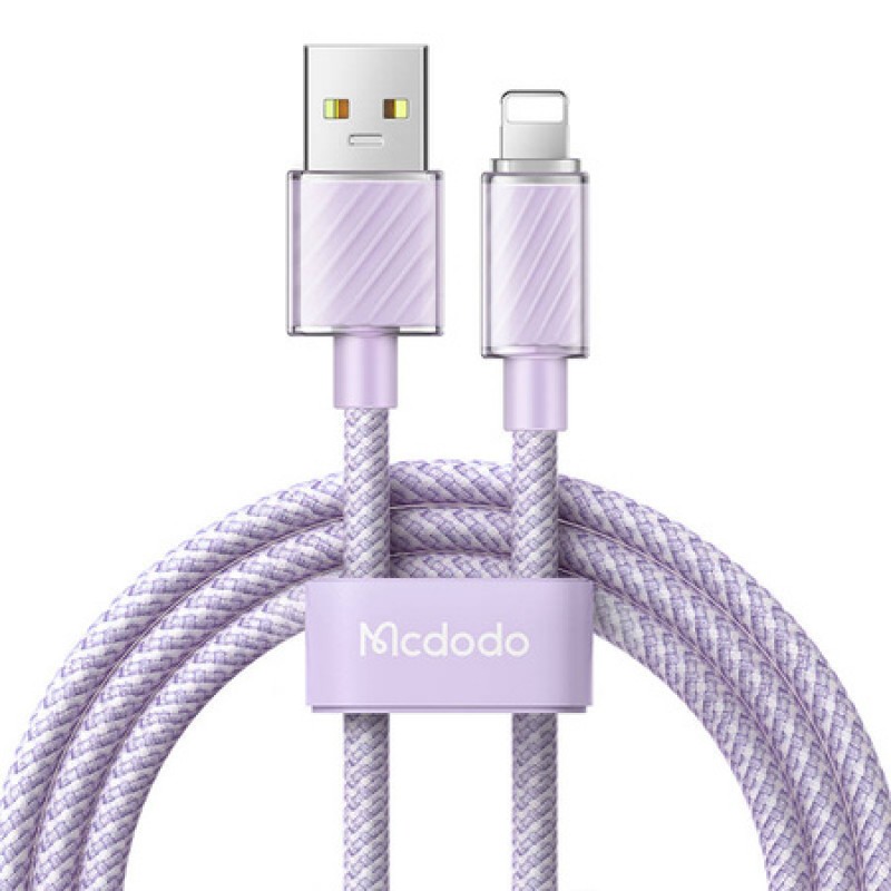 Καλώδιο Mcdodo Braided CA-3642 USB to Lightning 1.2m Puprle Καλώδιο Mcdodo Braided CA-3642 USB to Lightning 1.2m Puprle