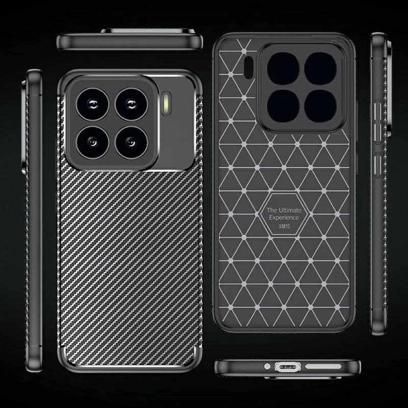 Θήκη TPU Carbon Fiber Brushed Xiaomi 15 Black