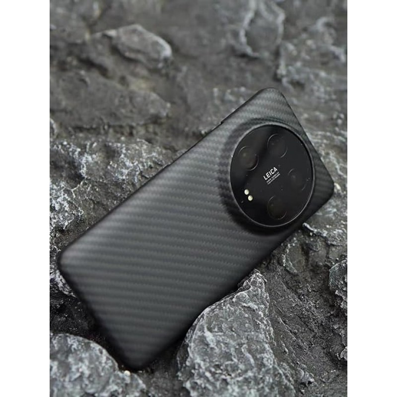 Θήκη TPU Carbon Fiber Brushed Xiaomi 15 Ultra Black
