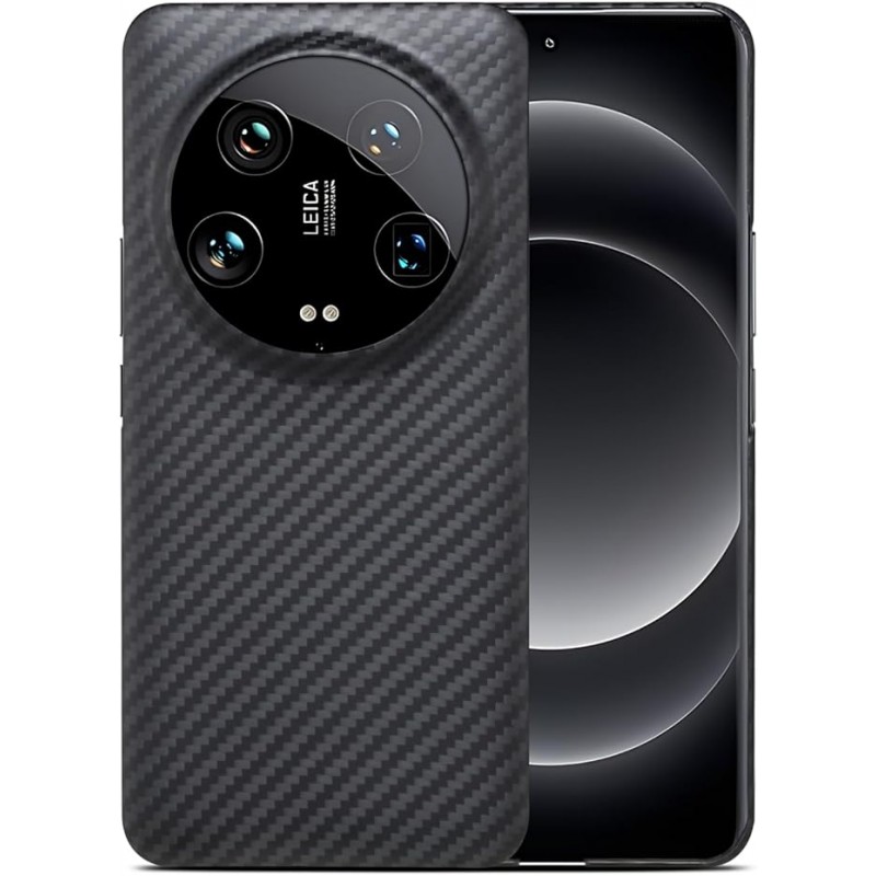 Θήκη TPU Carbon Fiber Brushed Xiaomi 15 Ultra Black