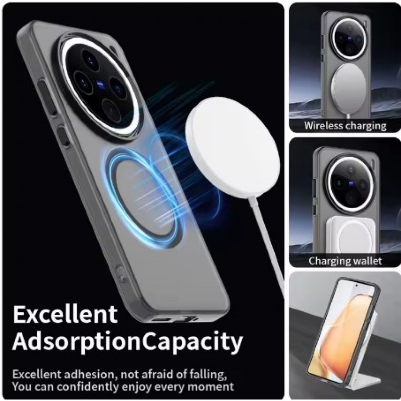 Θήκη Skin Feeling MagMat MagSafe Xiaomi 15 Transparent Black