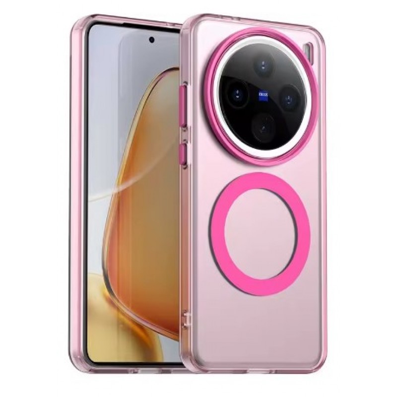 Θήκη Skin Feeling MagMat MagSafe Realme 14 Pro Transparent Pink