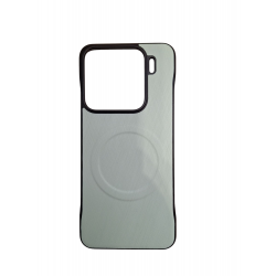 Θήκη PC & TPU Leather Cover Magsafe  Xiaomi 15 Green