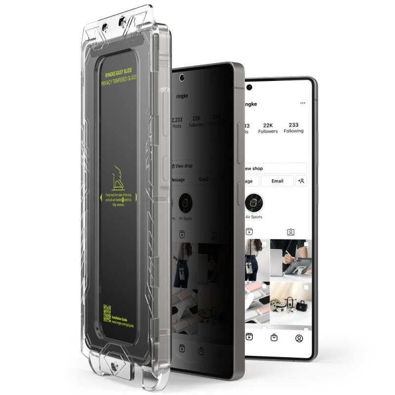 Γυαλί  Προστασίας Ringke Easy Slide 2-Pack Samsung Galaxy S25 Ultra 5G S938 Privacy