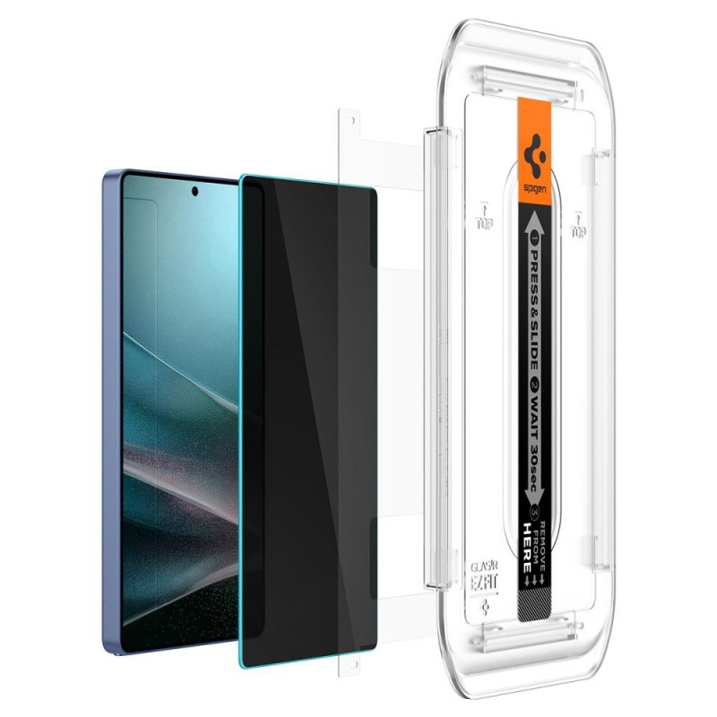 Γυαλί Προστασίας Spigen Glass EZ FIT HD 2-Pack Samsung Galaxy S25 Ultra Full Screen Cover Privacy (AGL09335)