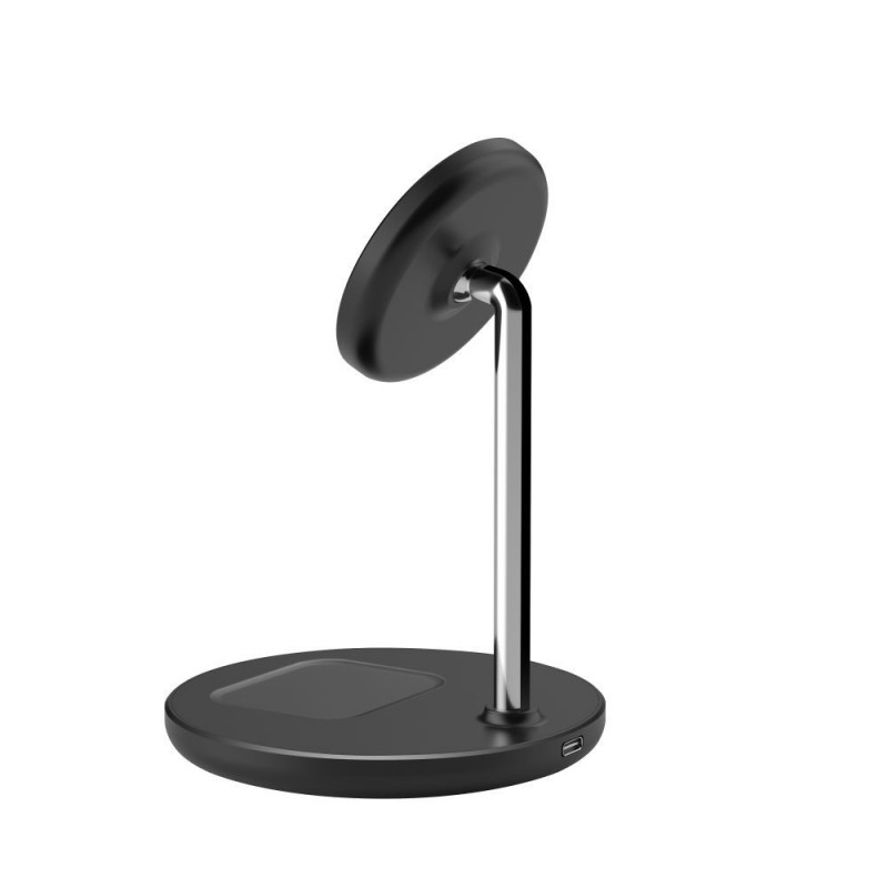 Ασύρματος Φορτιστής Tech-Protect A39 QI15W Magnetic Magsafe 2in1 Wireless Charger Black