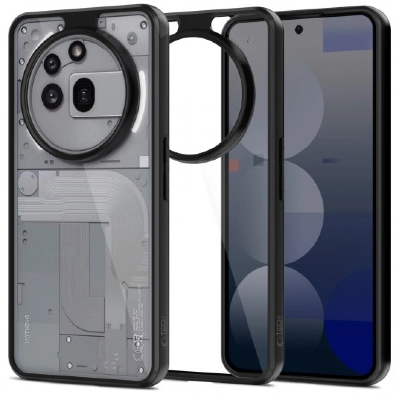 Θήκη Tech-Protect MagMat Nothing Phone 3A Pro Black / Clear