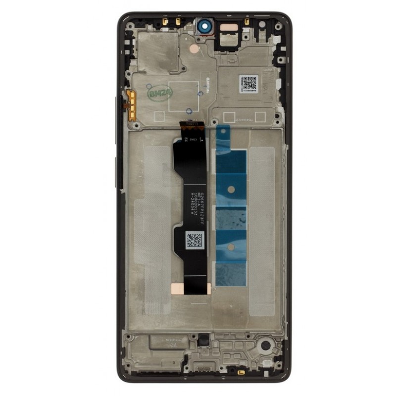 Οθόνη LCD & Μηχανισμός Αφής Xiaomi Redmi Note 13 Pro 4G / Poco M6 Pro 4G Black with Frame με 3 Χρόνια Εγγύηση
