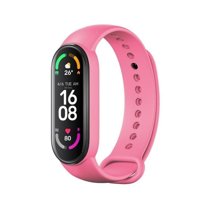 Ανταλλακτικό λουράκι Xiaomi Mi Band 5/6 Silicone Pink