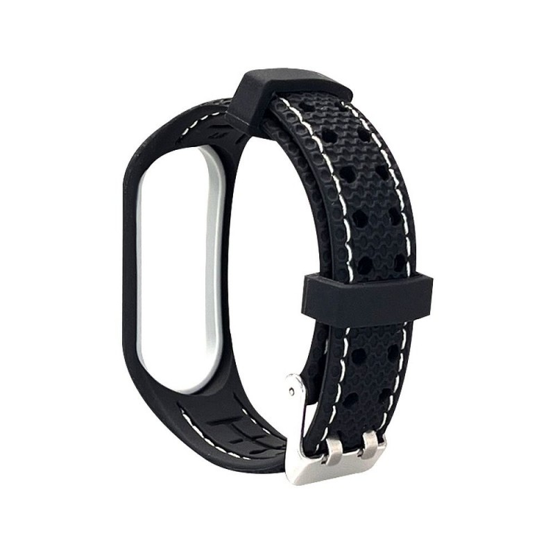 Ανταλλακτικό λουράκι Elastomer Xiaomi Mi Band 5/6 Silicone Black