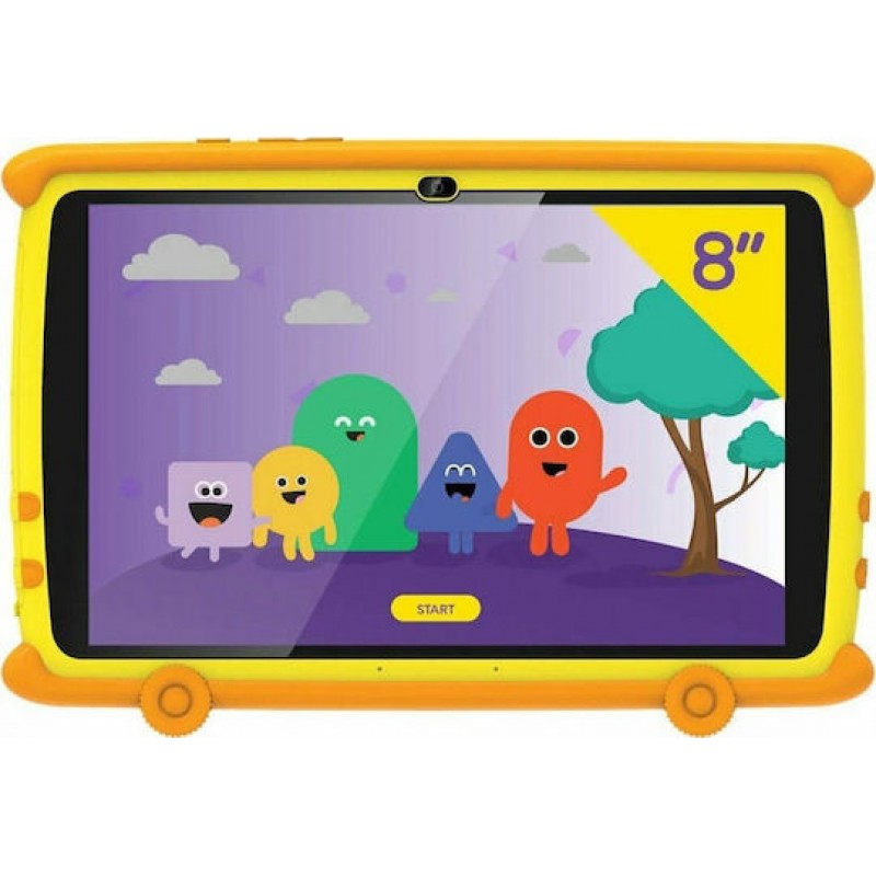 Egoboo Kiddoboo KB80P Plus 8" Tablet με WiFi (3GB/64GB) Yellow Egoboo Kiddoboo KB80P Plus 8" Tablet με WiFi (3GB/64GB) Yellow