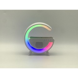 Φορητό Ηχείο Wireless LED Speaker with Wireless Charging G500 White