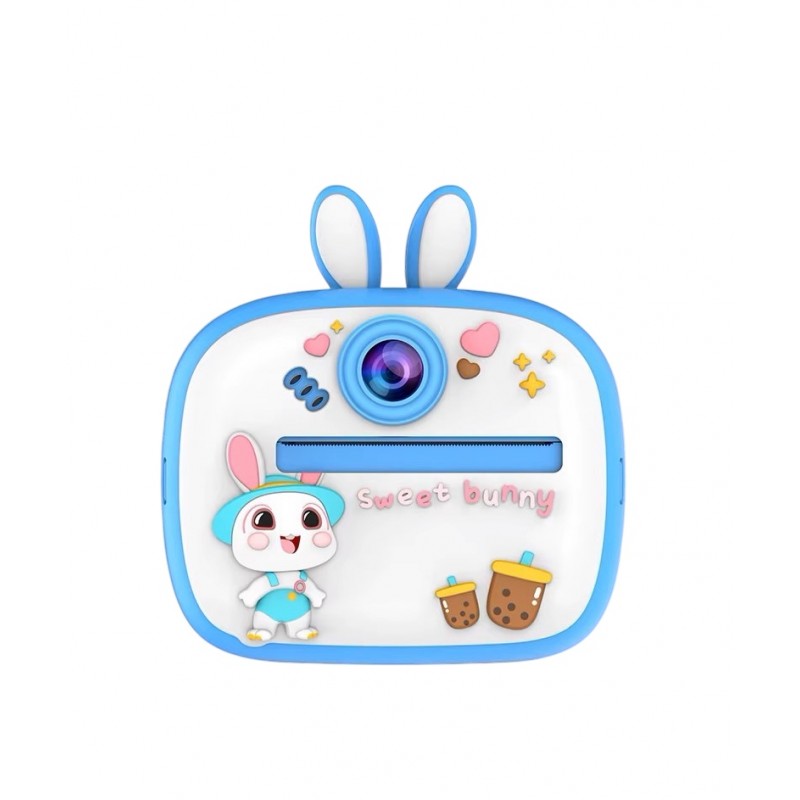 Κάμερα Παιδική AM300 Kids Camera Με Εκτυπωτή Blue