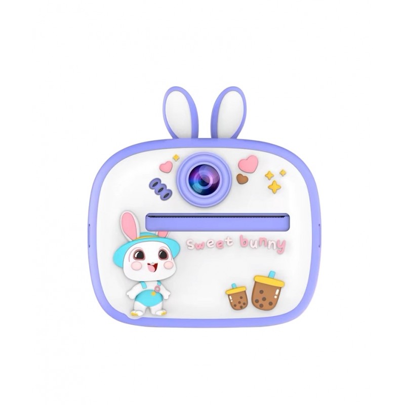 Κάμερα Παιδική AM300 Kids Camera Με Εκτυπωτή Purple
