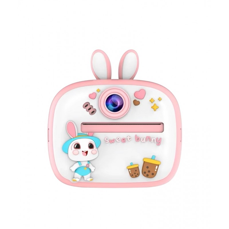 Κάμερα Παιδική AM300 Kids Camera Με Εκτυπωτή Pink