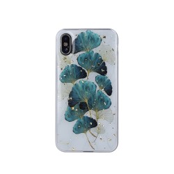 Θήκη TPU Gold Glam Samsung Galaxay A05s SM-A057 Leaves