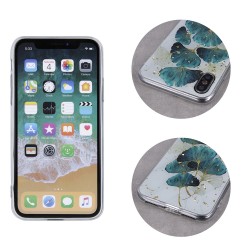 Θήκη TPU Gold Glam Samsung Galaxay A05s SM-A057 Leaves